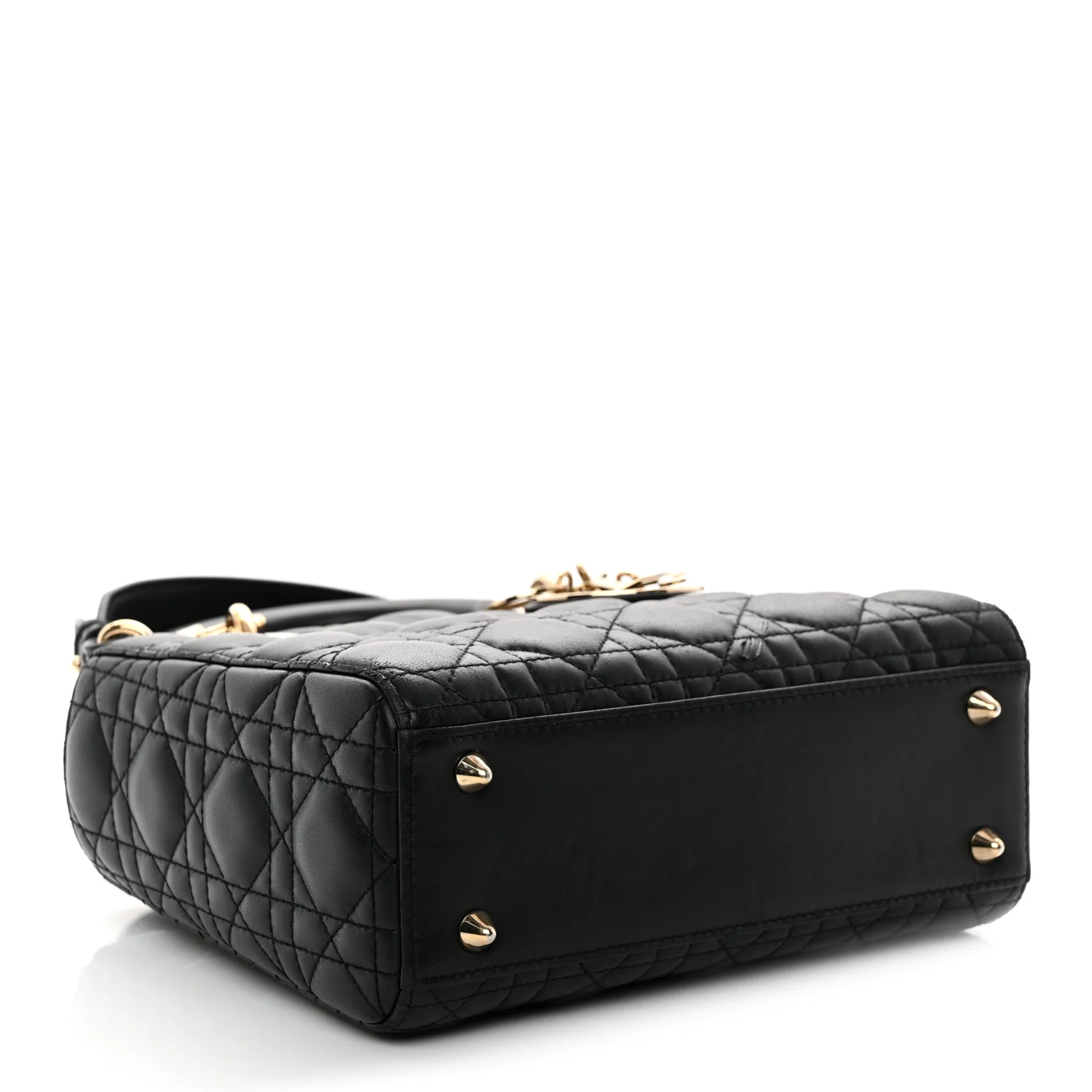Lambskin Cannage Small My ABCDior Lady Dior Black - Top Club