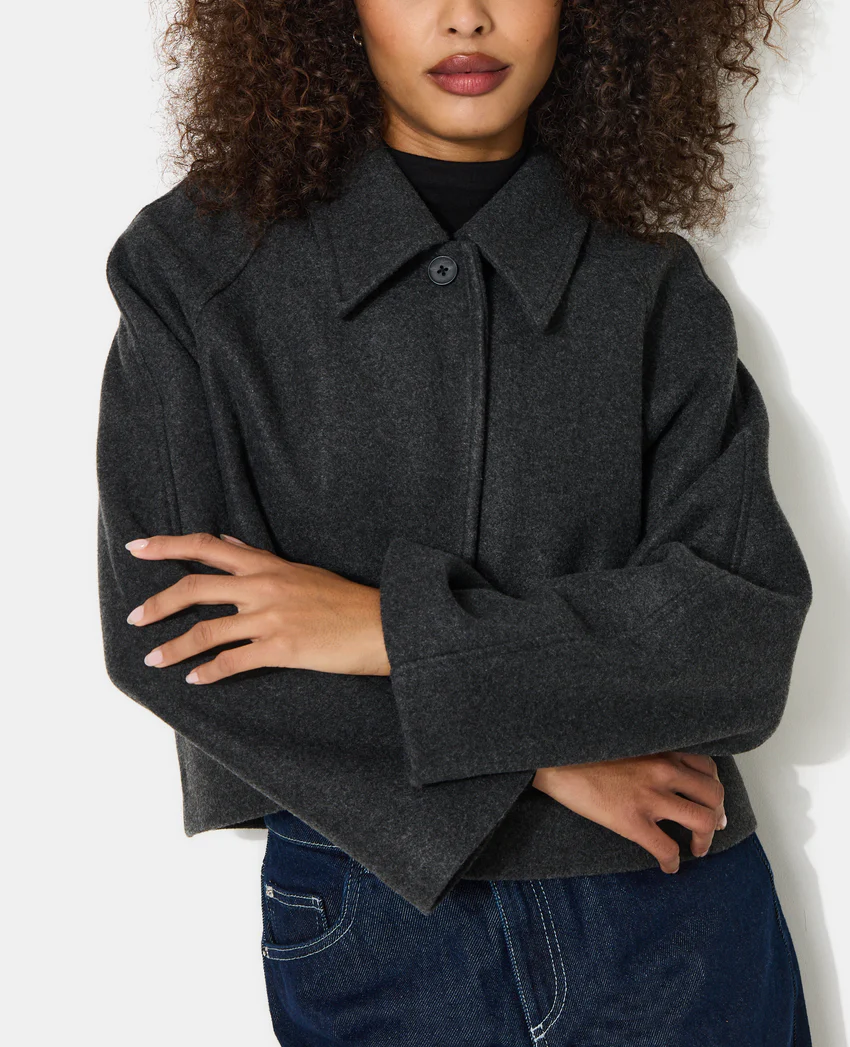Pimkie Manteau court drap de laine