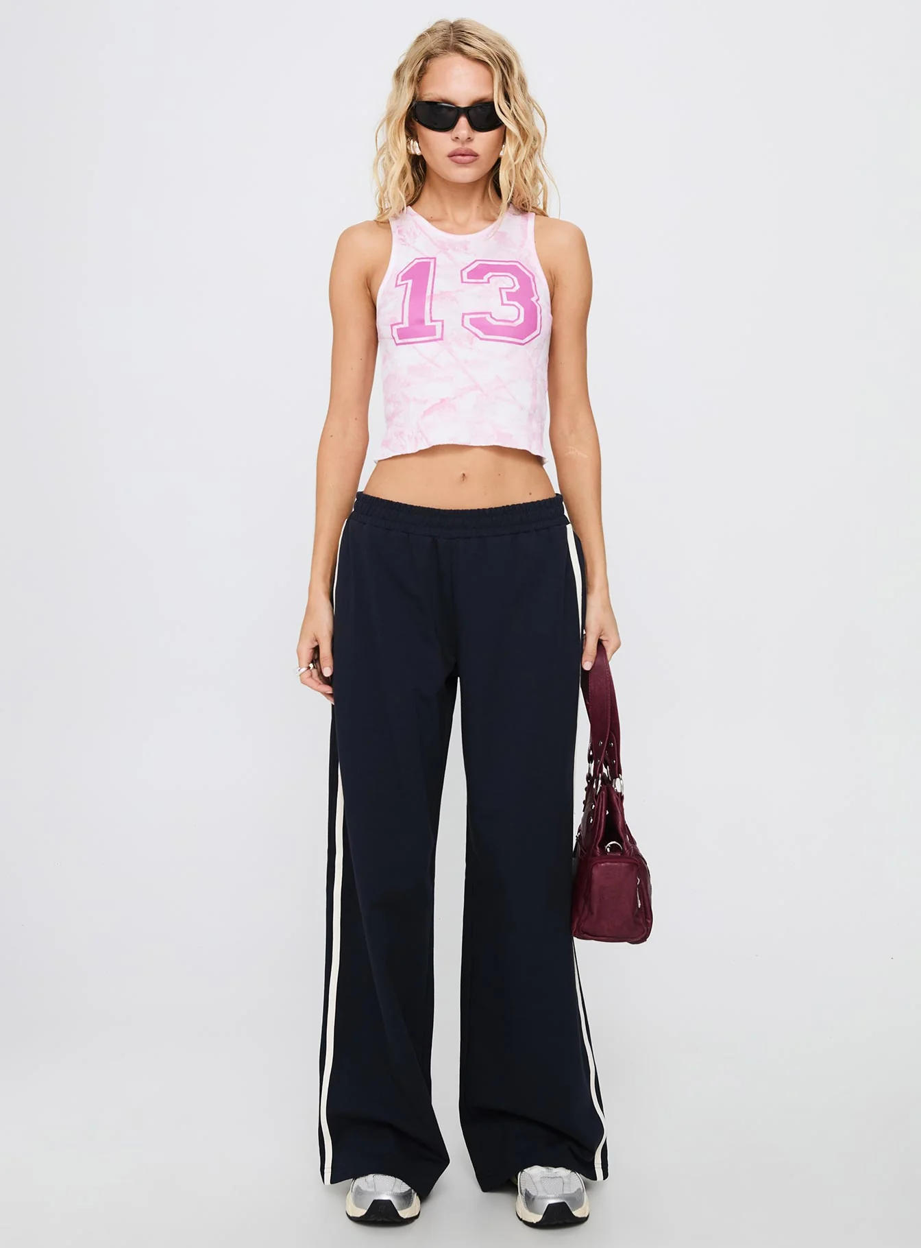 Lucky 13 Graphic Tank Purple