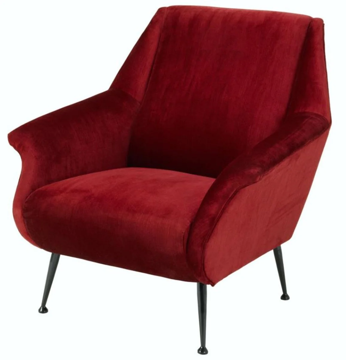 Luxury armchair red 88 x 80 x H. 91 cm - Designer Club Furniture
