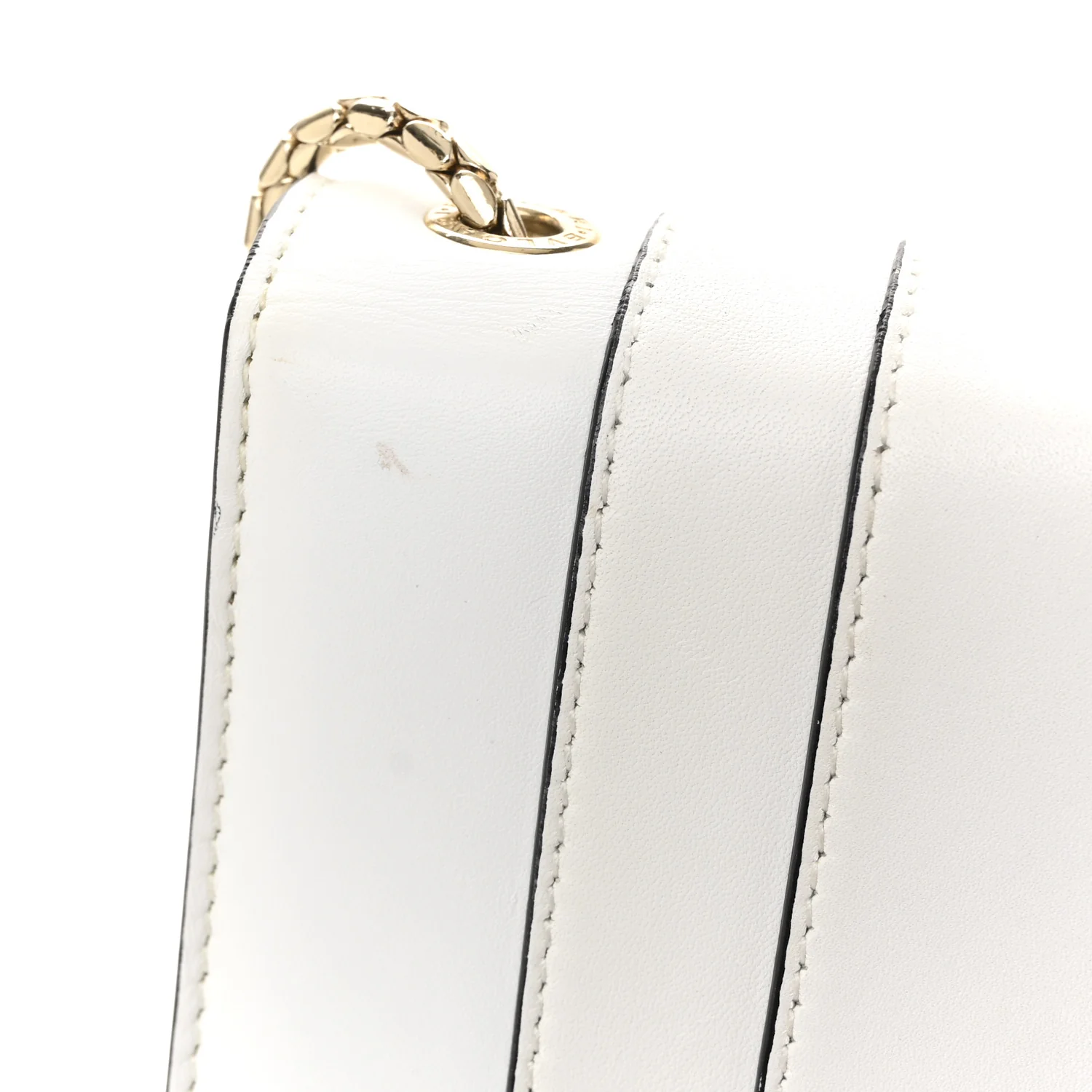 Calfskin Small Serpenti Forever Crossbody Bag White Agate - Top Club