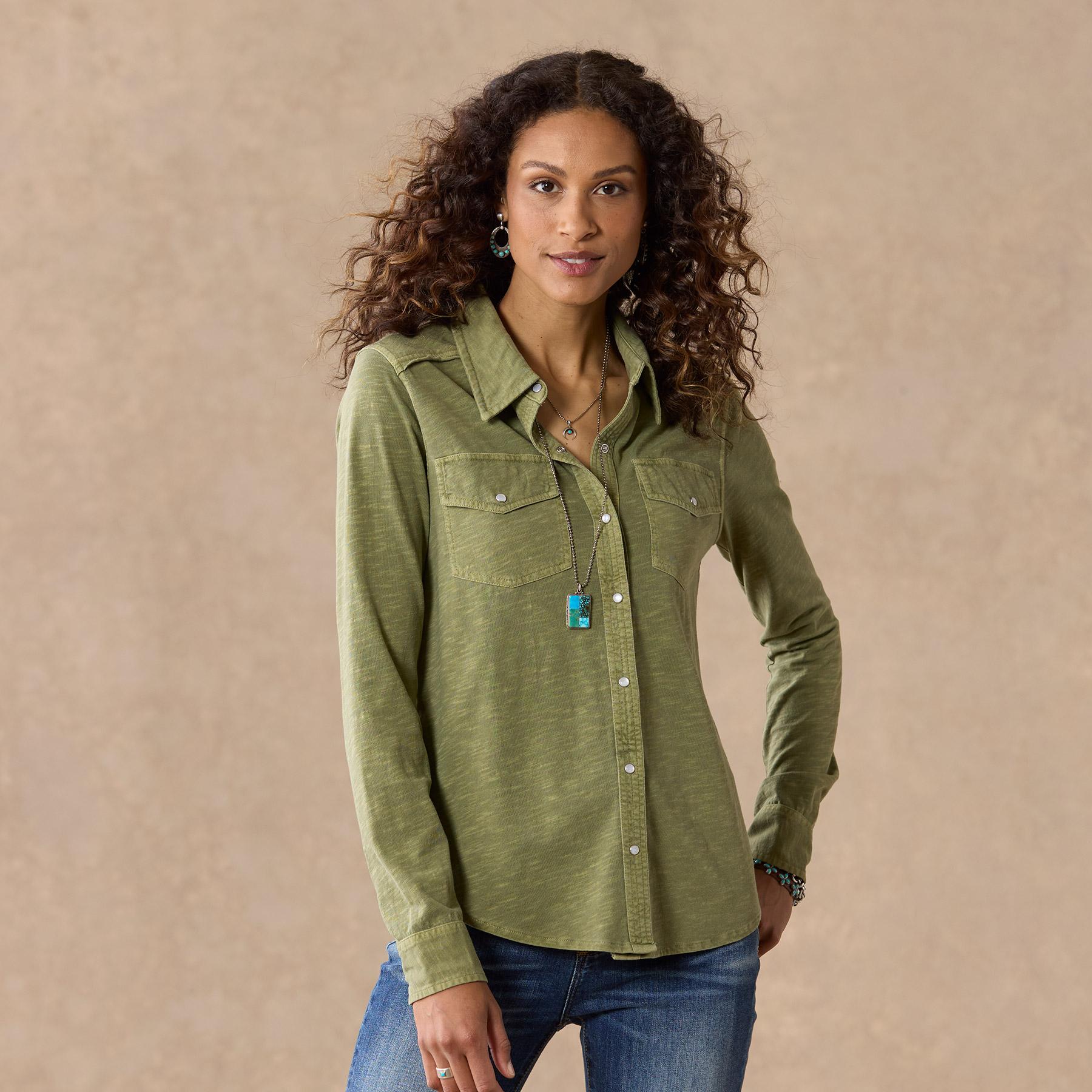 Christy Ann Shirt, Petite - Sundance Living