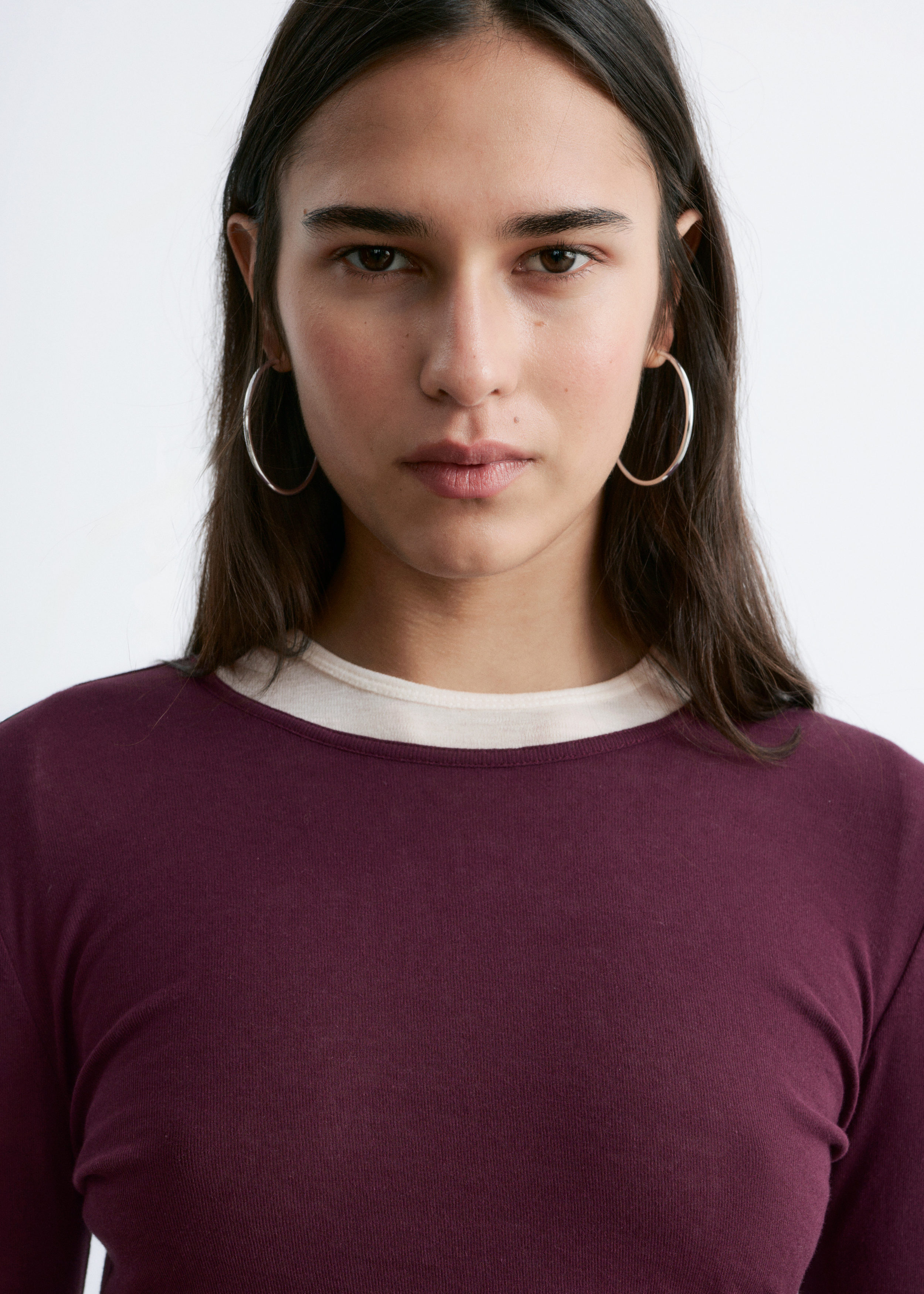 & Other Stories LONG-SLEEVE COTTON TOP