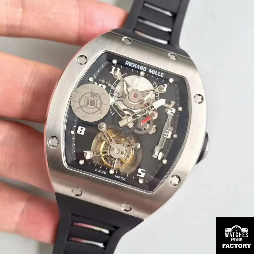 Richard Mille RM001 Tourbillon JB Factory Black Dial
