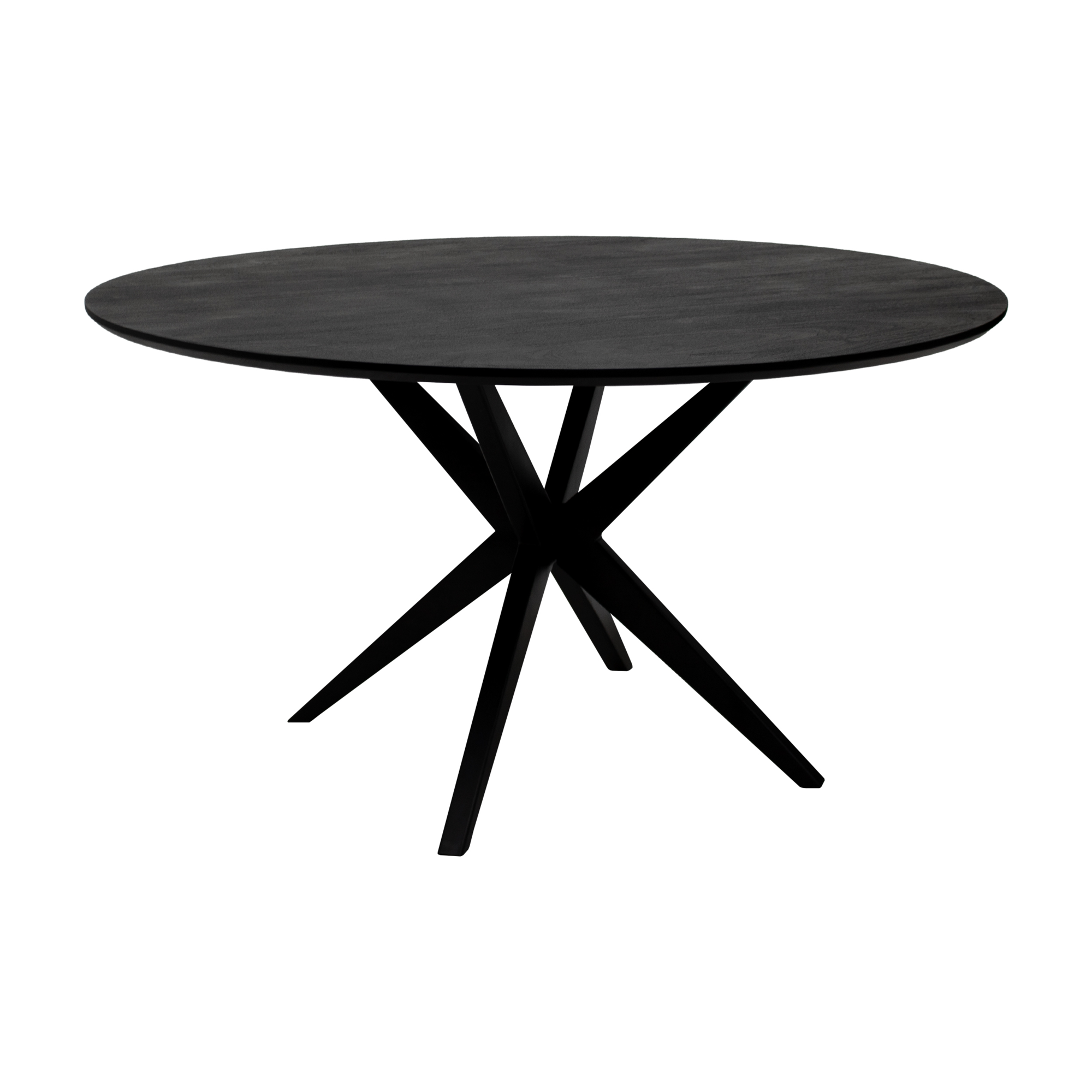 Kick tafel Havard - rond 140cm zwart