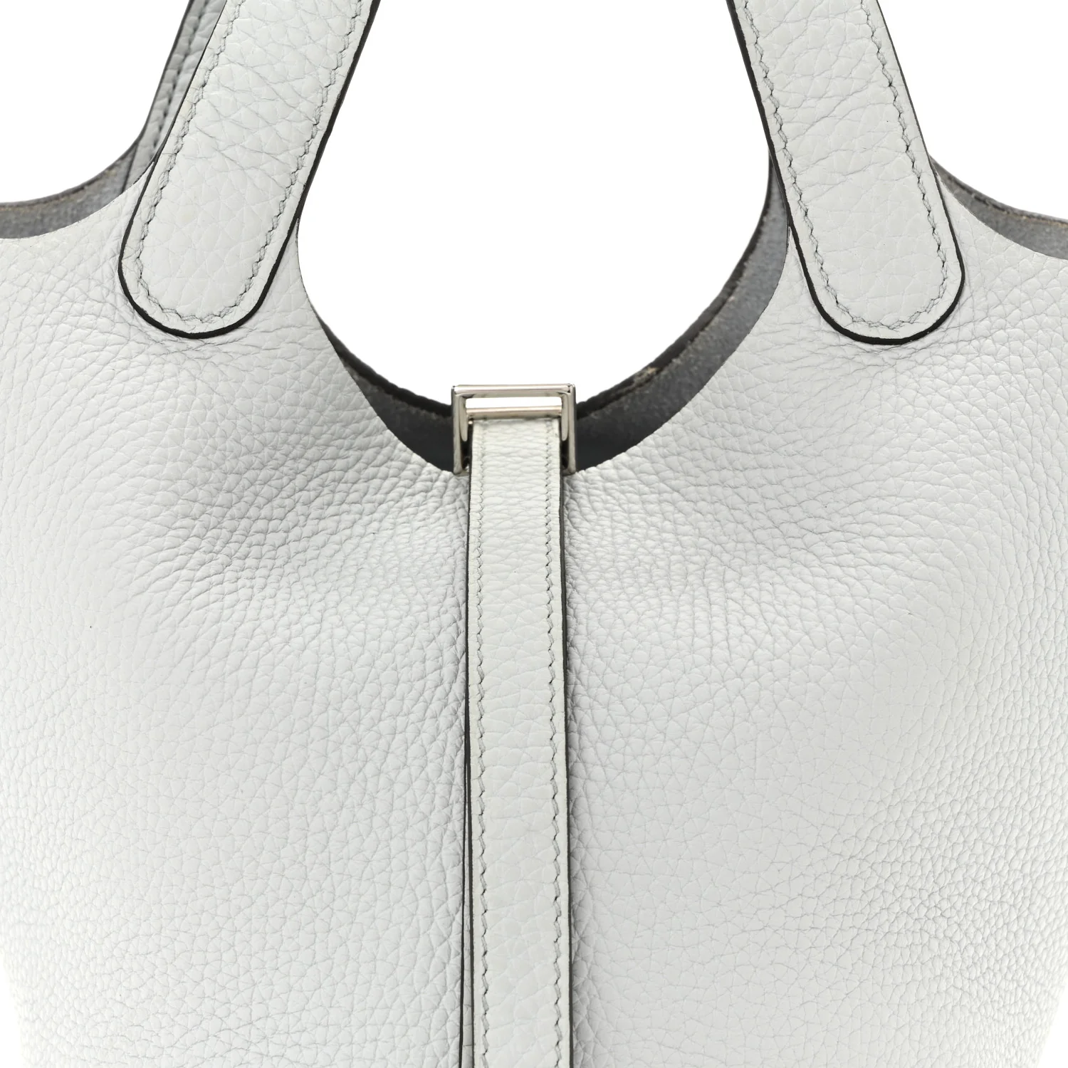 Taurillon Clemence Picotin Lock 18 PM Bleu Pale - Top Club