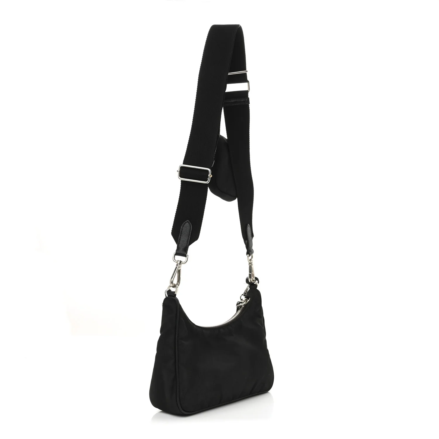 Nylon Re-Edition 2005 Shoulder Bag Black - Top Club
