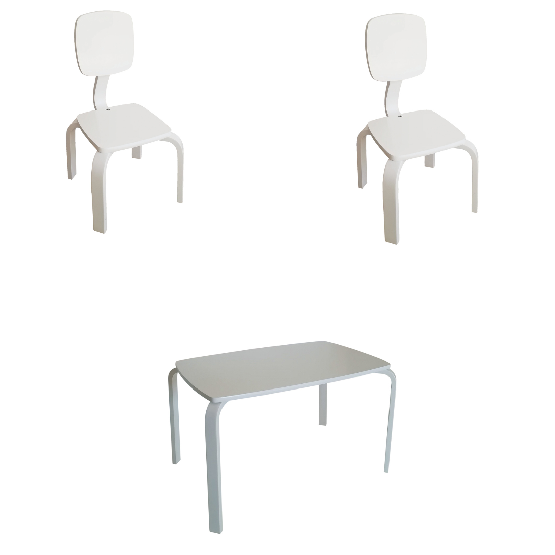 Kindermeubelset tafel + 2 stoelen