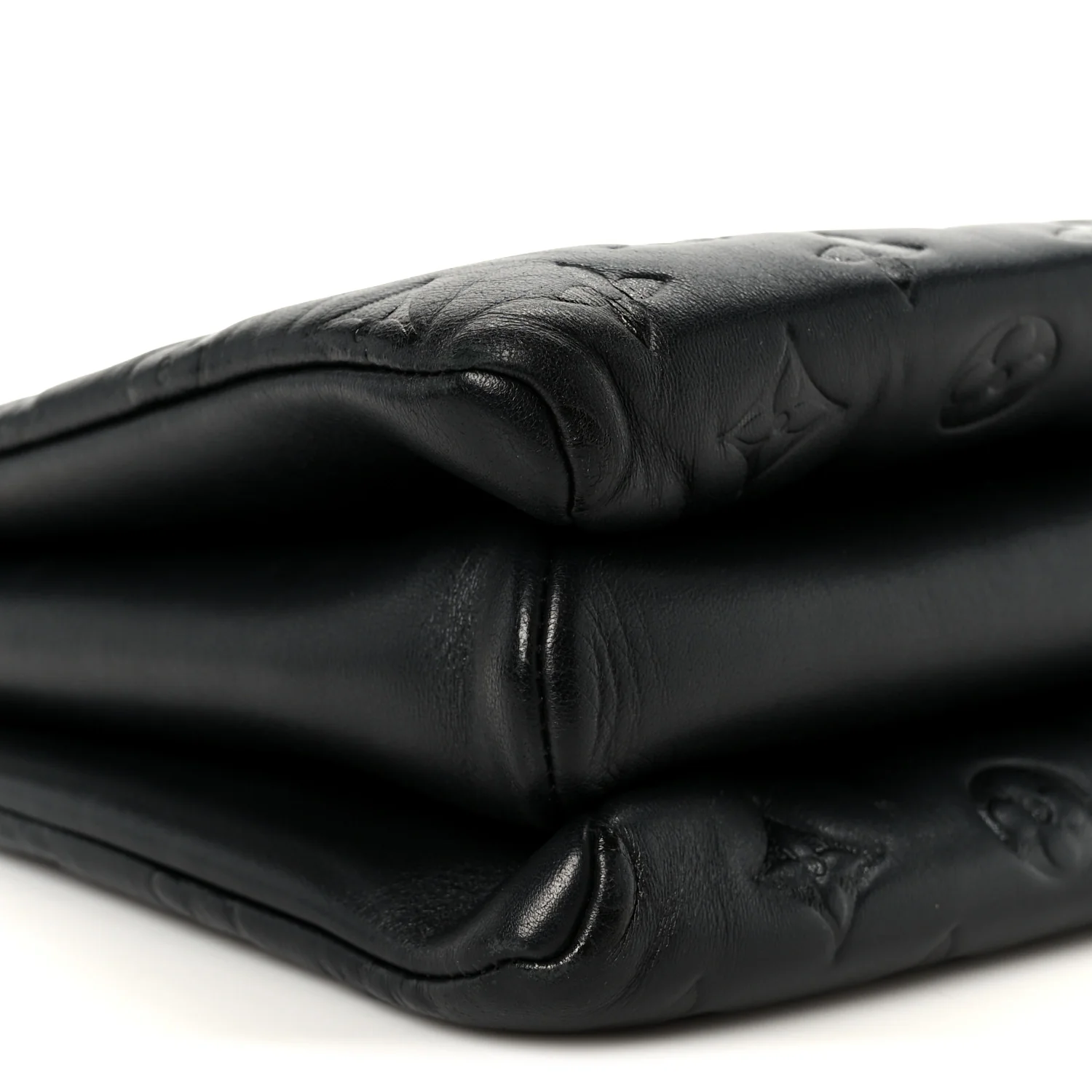 Lambskin Embossed Monogram Coussin PM Black - Top Club