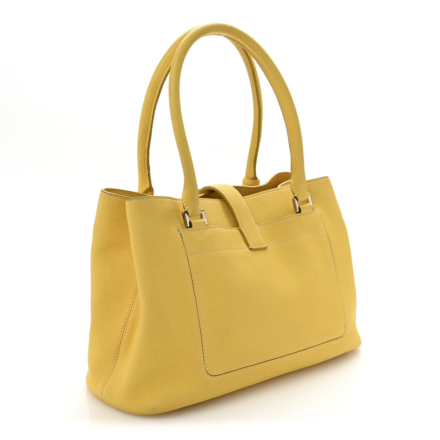 Grained Calfskin Bellevue Odessa Yellow - Top Club