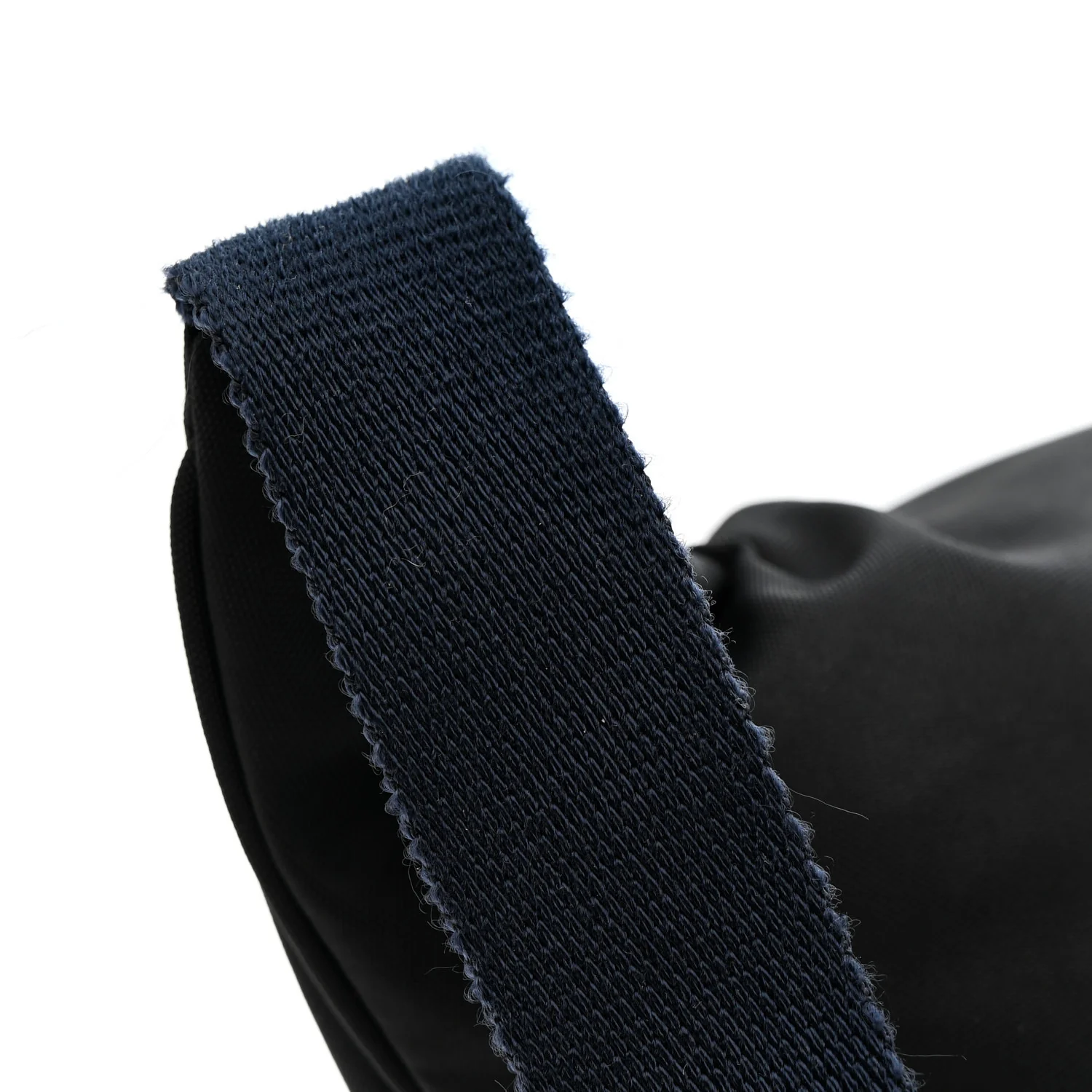 Recycled Sport Nylon Logo Embroidered Wheel Beltpack Black - Top Club