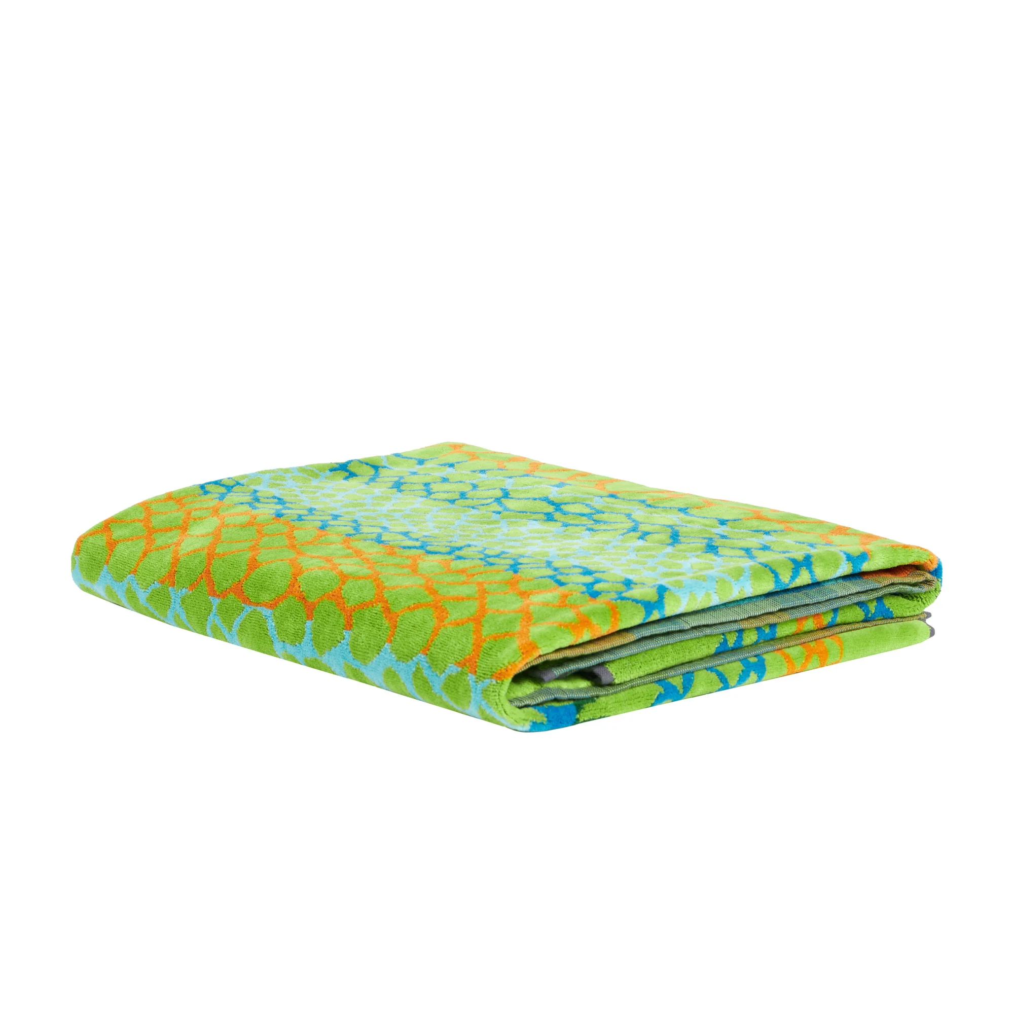 Telo Mare In Spugna Pyton 95X180 Verde Carrara