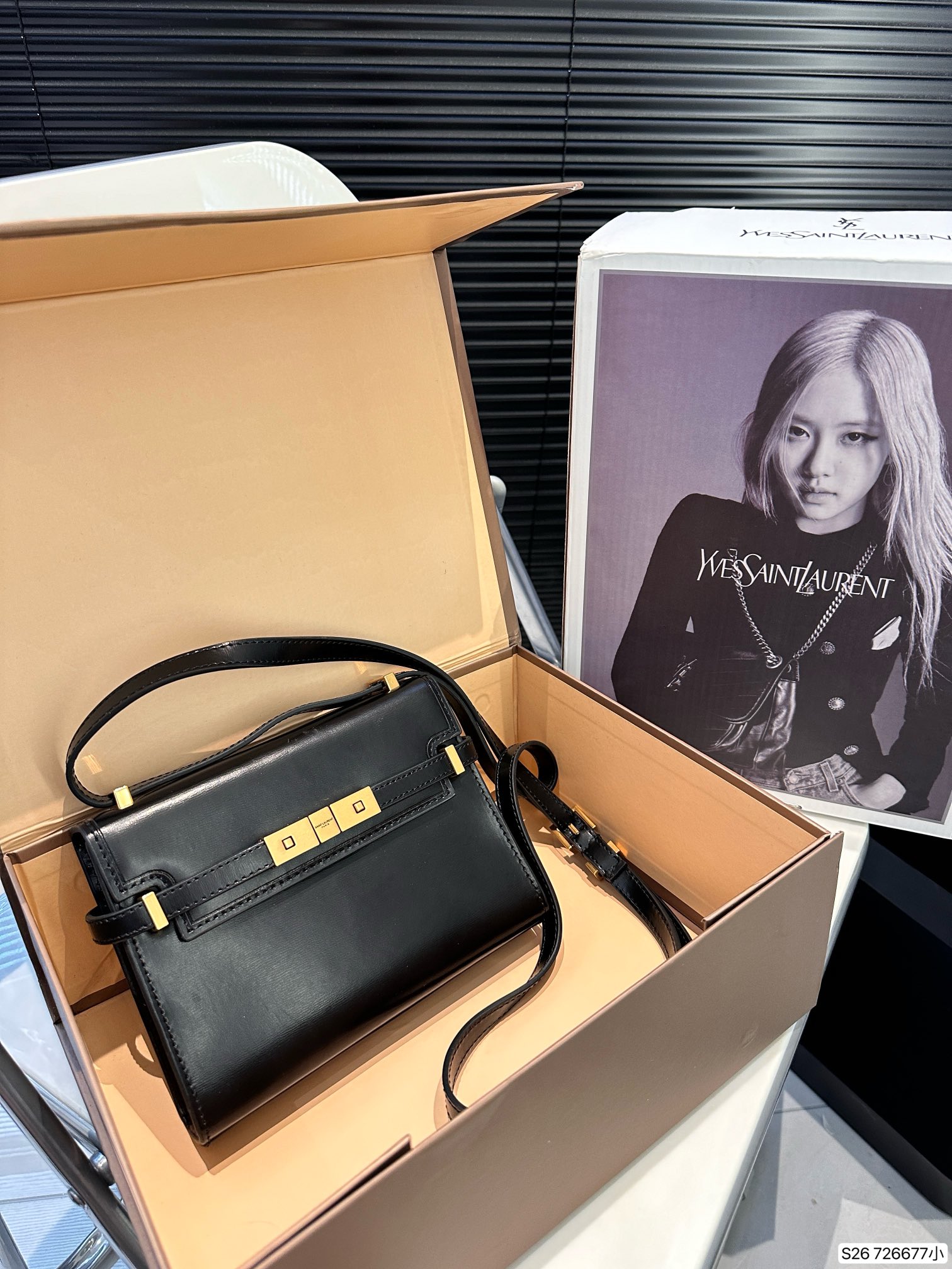 Y new arrival Manhattan bag smooth leather small size: 19 *14 cm - Top Club