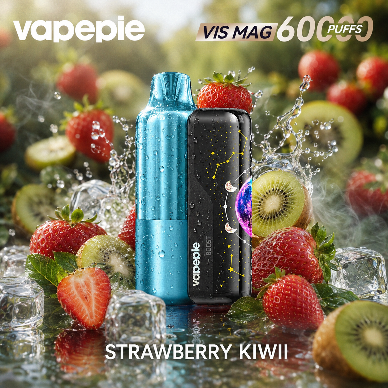 Sladká jahoda-kiwi – VAPEPIE VIS MAG