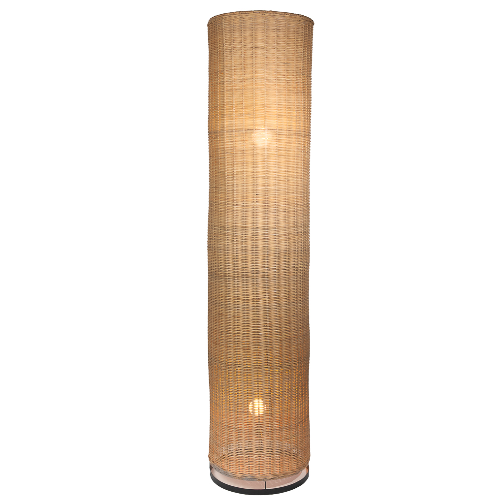 Rotan vloerlamp Riviera