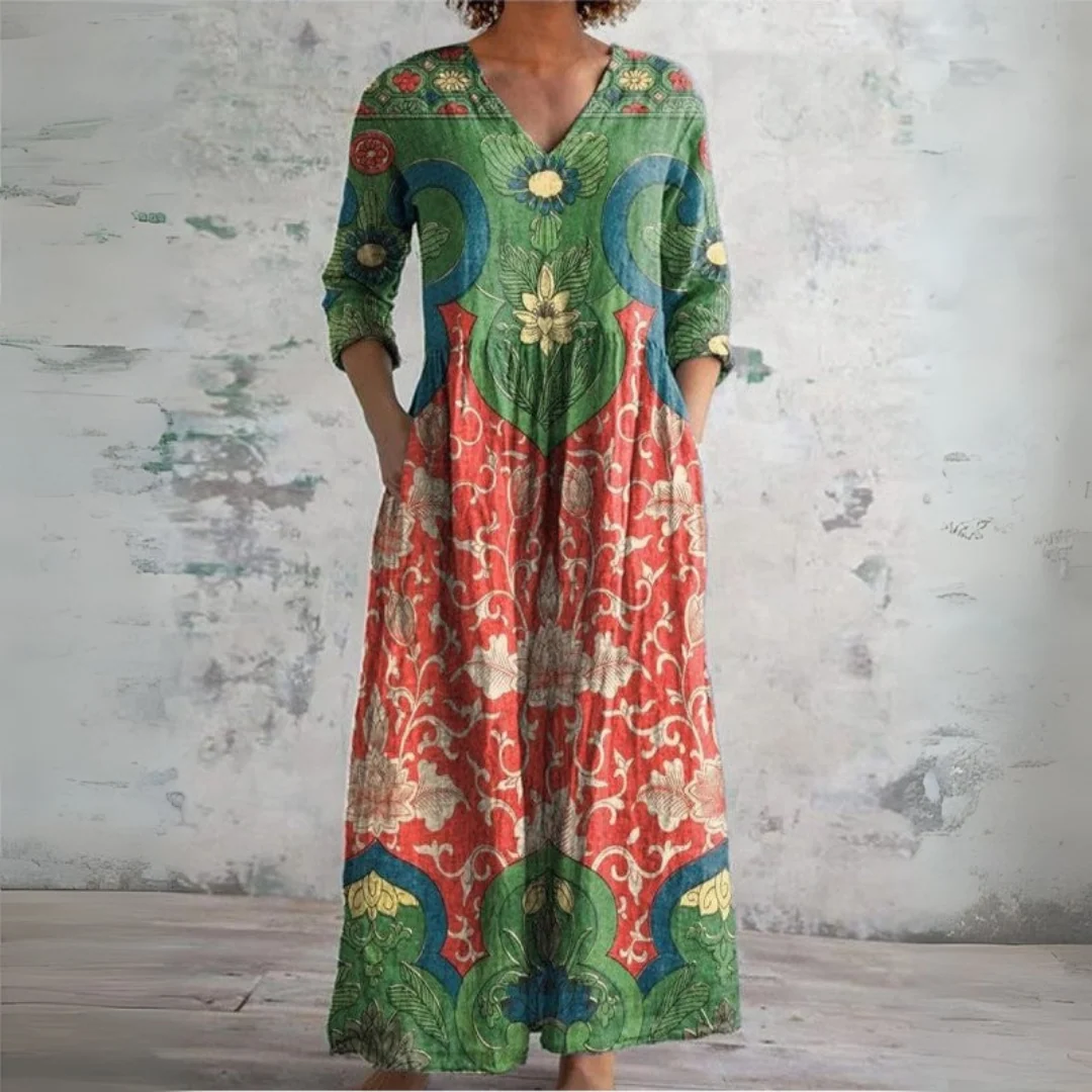 Shayla | Vintage Floral Maxi Dress