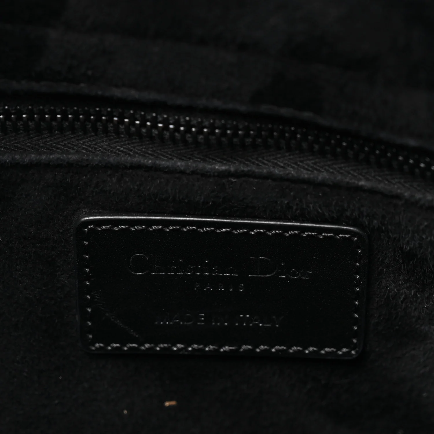 Calfskin Cannage Diamond Cannage Medium Lady Dior Black - Top Club
