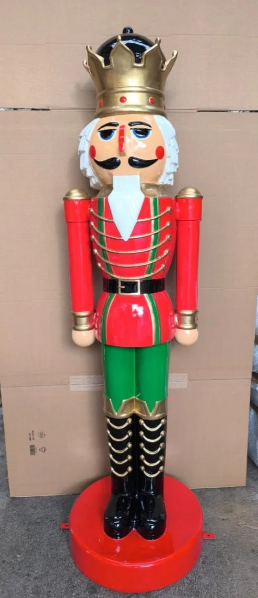 XXL decorative sculpture Nutcracker King H. 200 cm - Christmas decoration