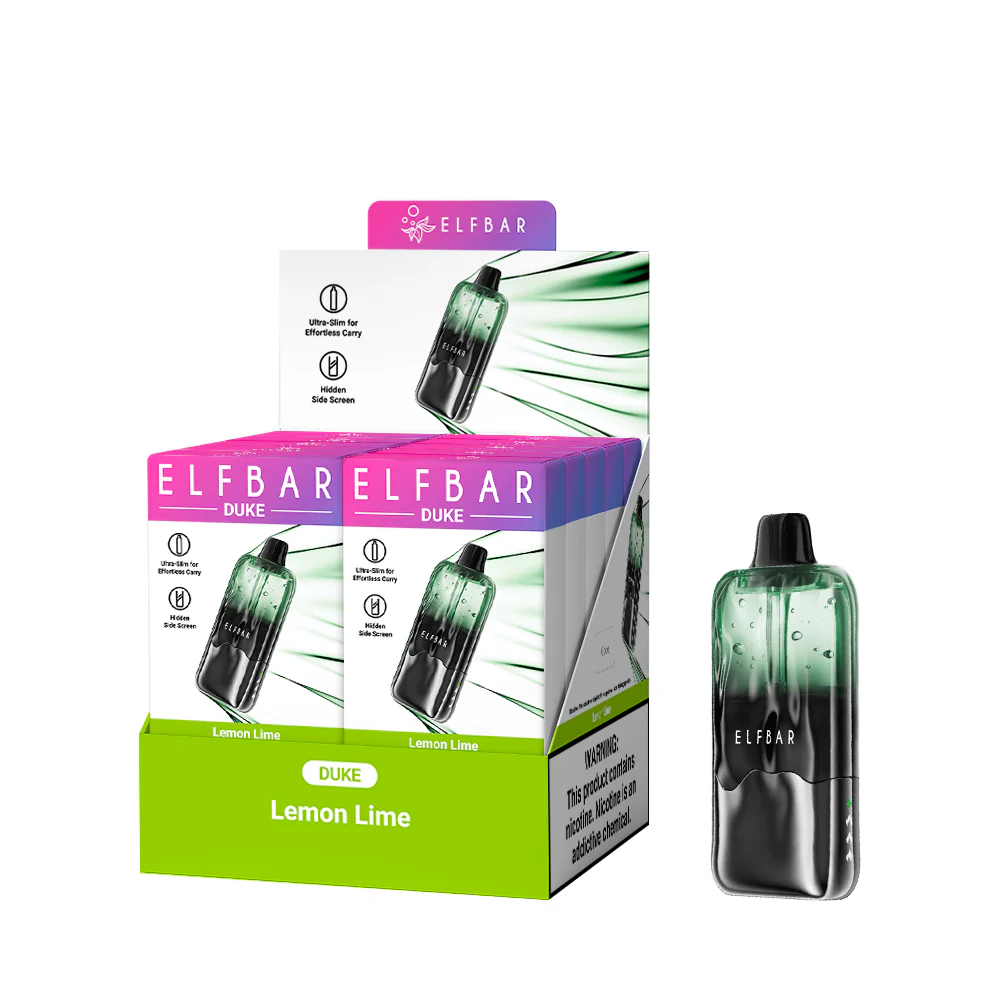 ELFBAR DUKE Rechargeable Disposable Vape (All Flavours)