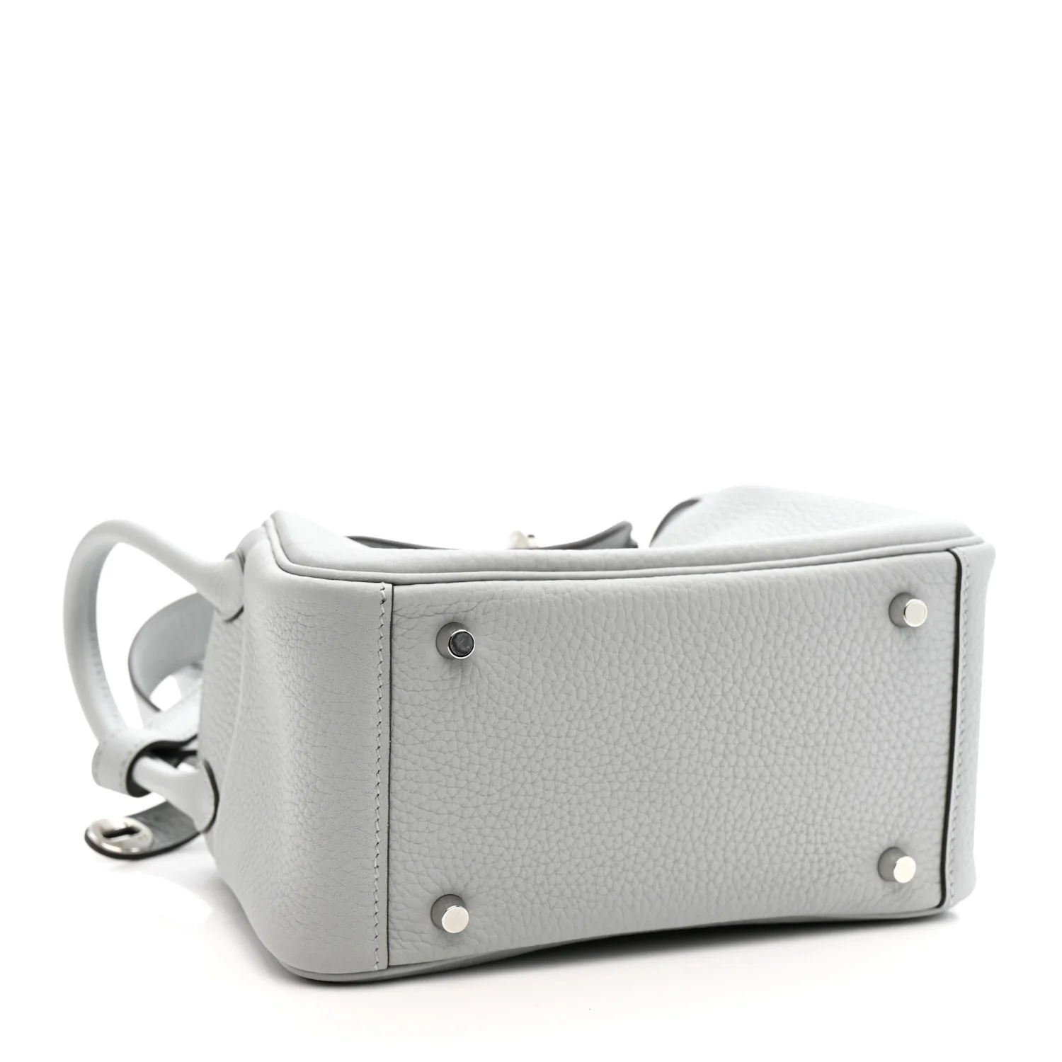 Taurillon Clemence Mini Lindy 20 Bleu Pale - Top Club