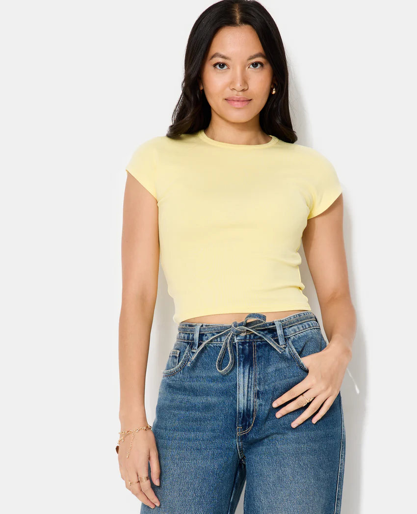Pimkie T-shirt ajusté manches raccourcies