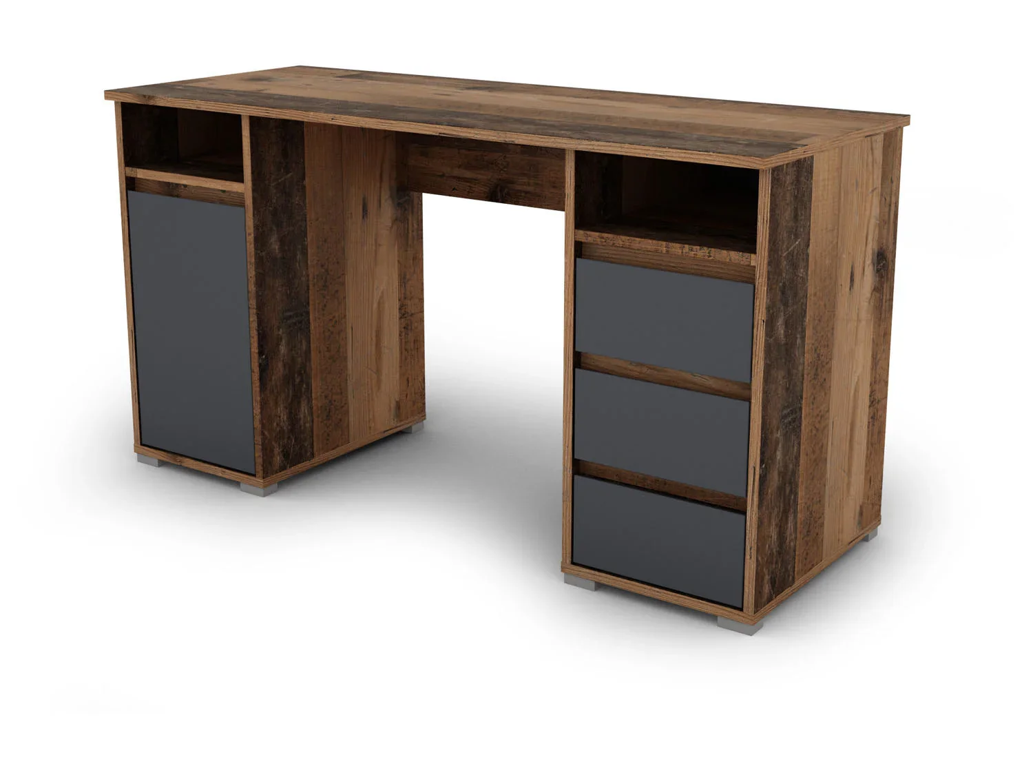 byLIVING Bureau Lobo, avec rangements, 138 x 75 x 55 cm