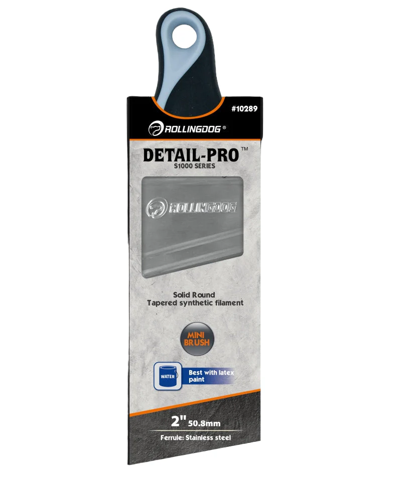 DETAIL PRO™ 2″ Angular Paint Brush PT1000 – Synthetic SRT Filament with Soft Grip Handle - Alvarez Pro Painting LLC