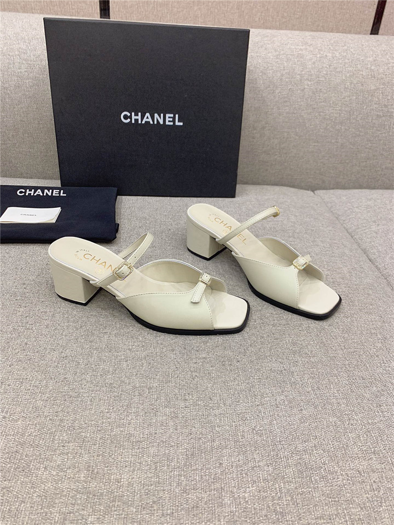 Chanel summer new high heel slippers - Sneaker Replica Workshop