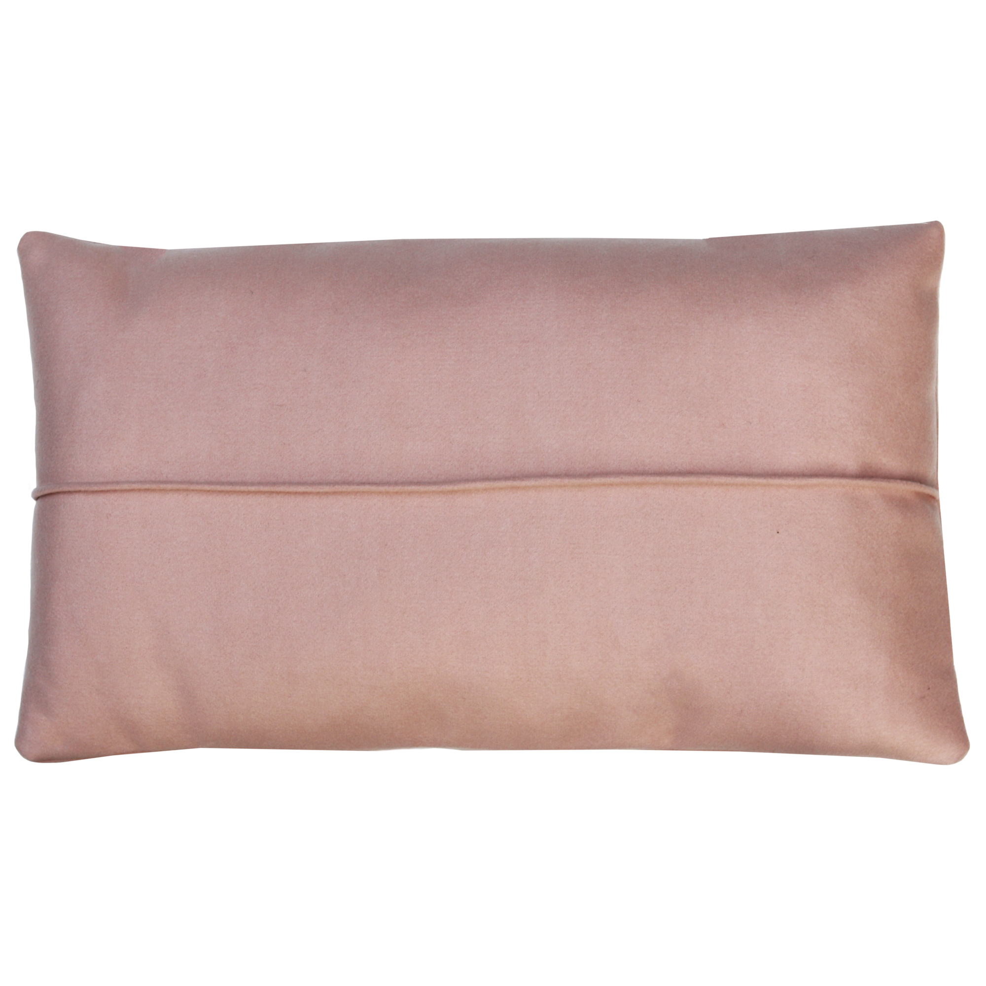 Sierkussen streep oud roze 54x33 cm