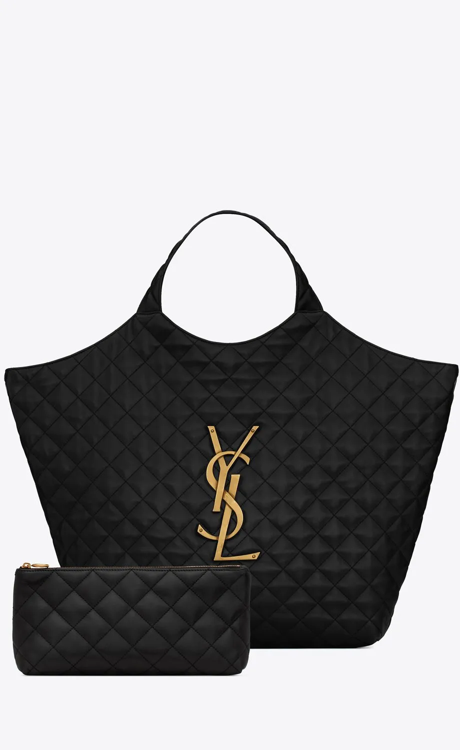 Y Icare Maxi Shopping Bag - Black - Top Club