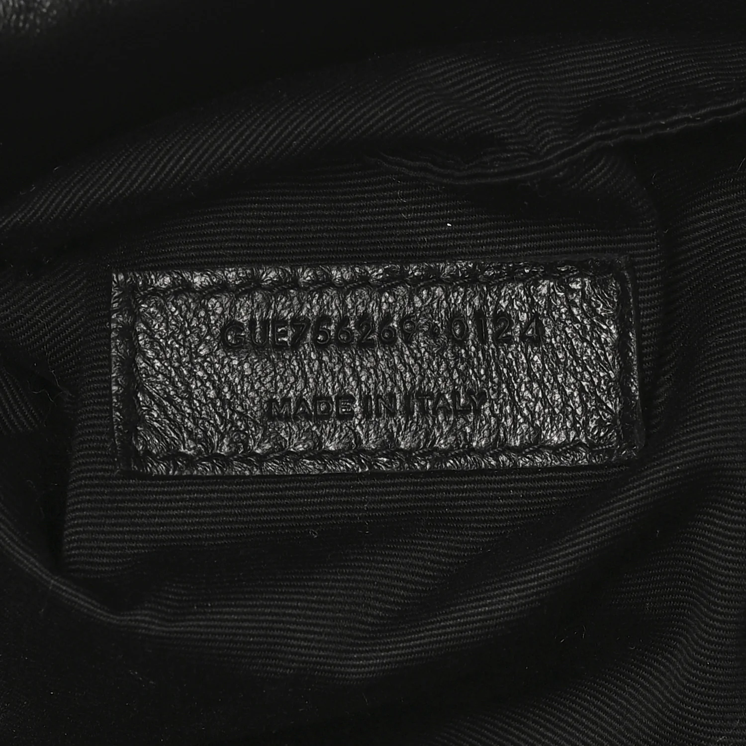 Lambskin Wide Puffer Tote Black - Top Club