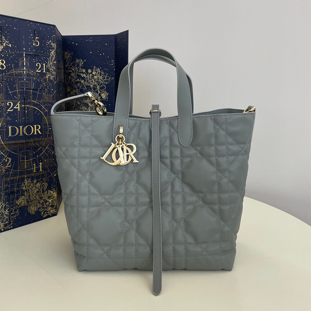 Medium Dior Toujours Vertical Tote Bag(high-end grade) - Top Club