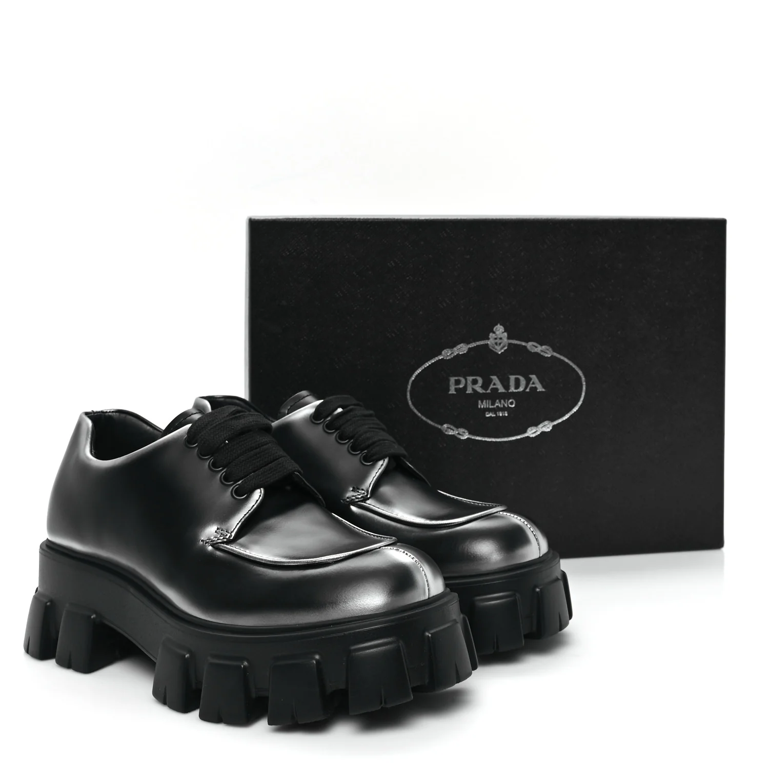 Spazzolato Rois Sfumato Monolith 55mm Derby Loafers 5.5 Black Argento - Top Club