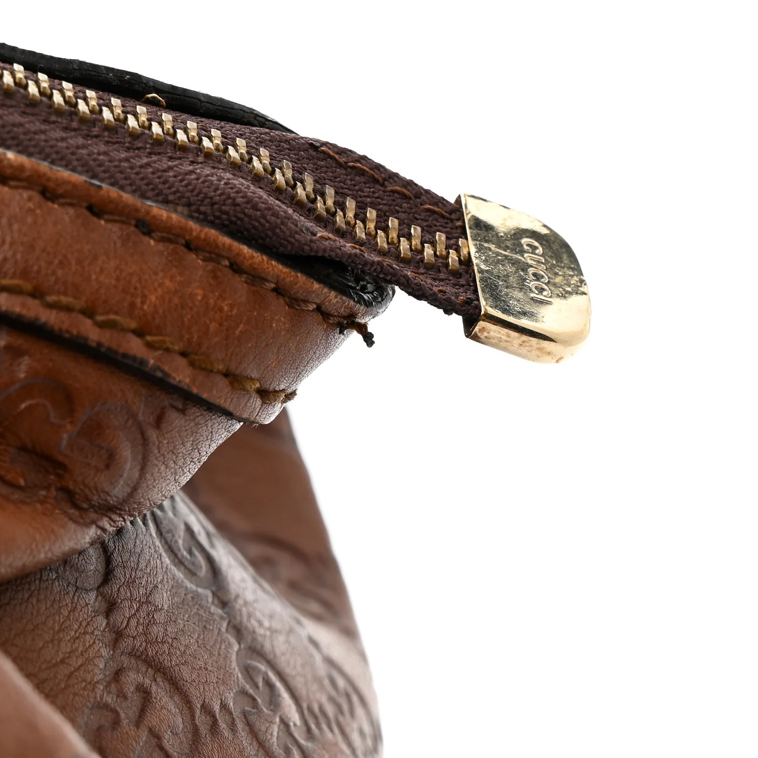 Guccissima Medium Sukey Tote Brown - Top Club