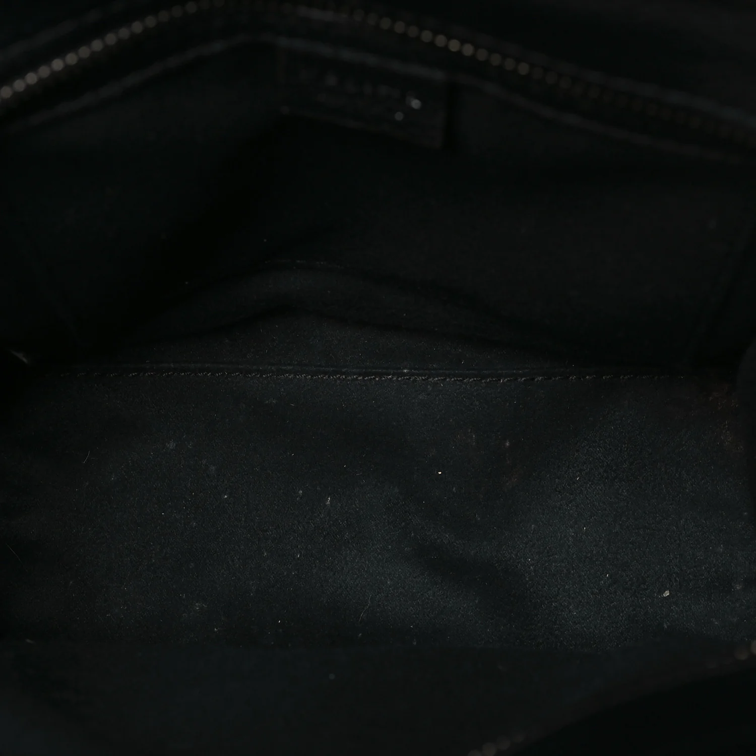 Pebbled Calfskin Nano Luggage Black - Top Club