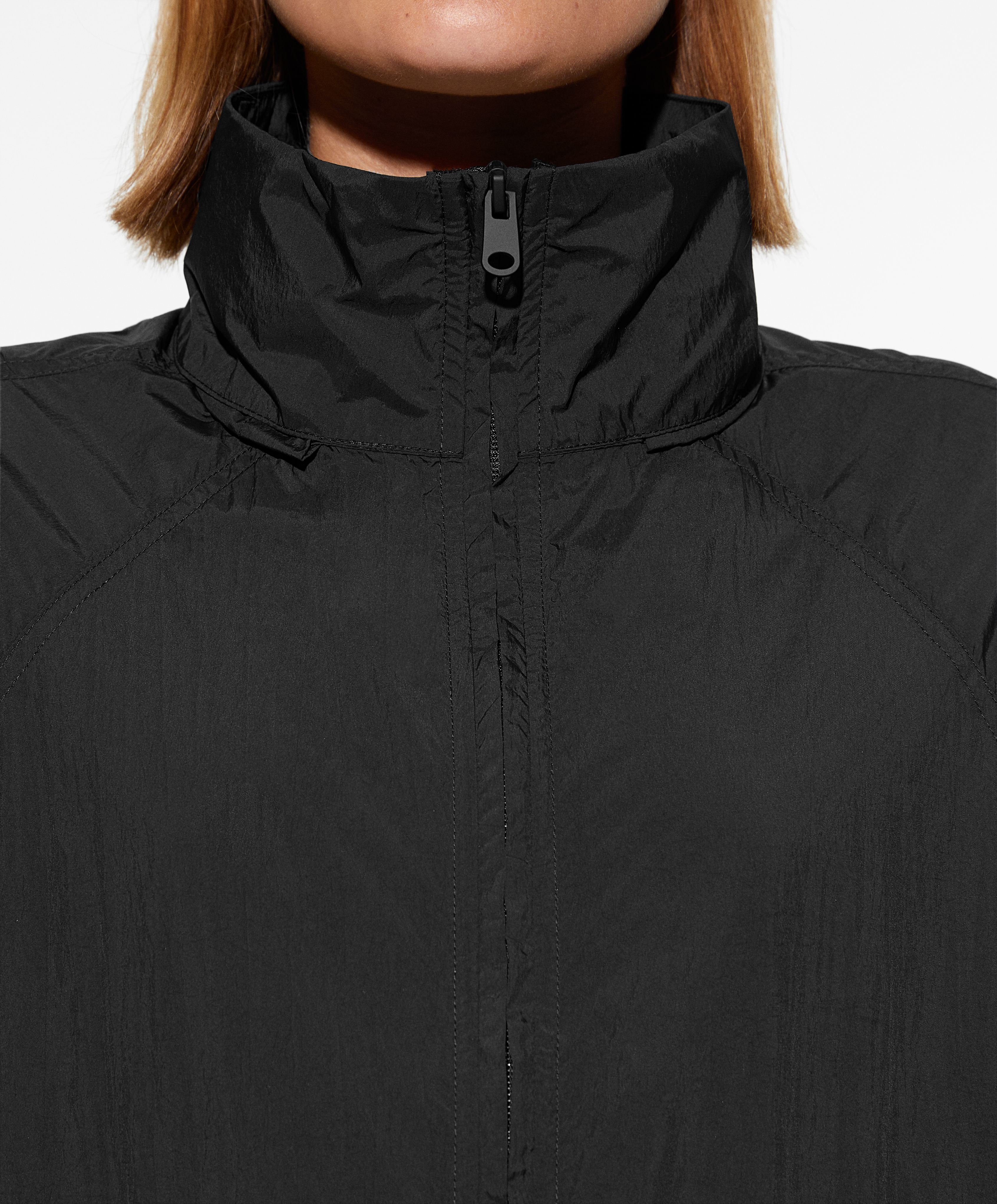 OYSHO Water-repellent midi jacket
