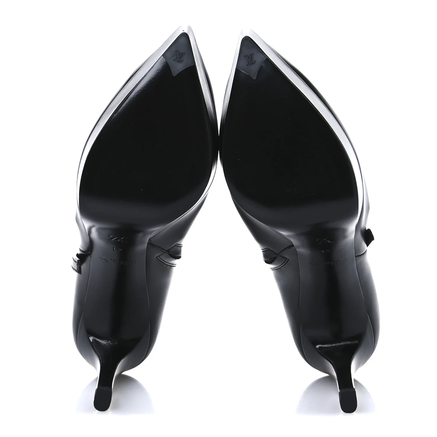 Calfskin LV Roxy Platform Ankle Boots 41 Black - Top Club