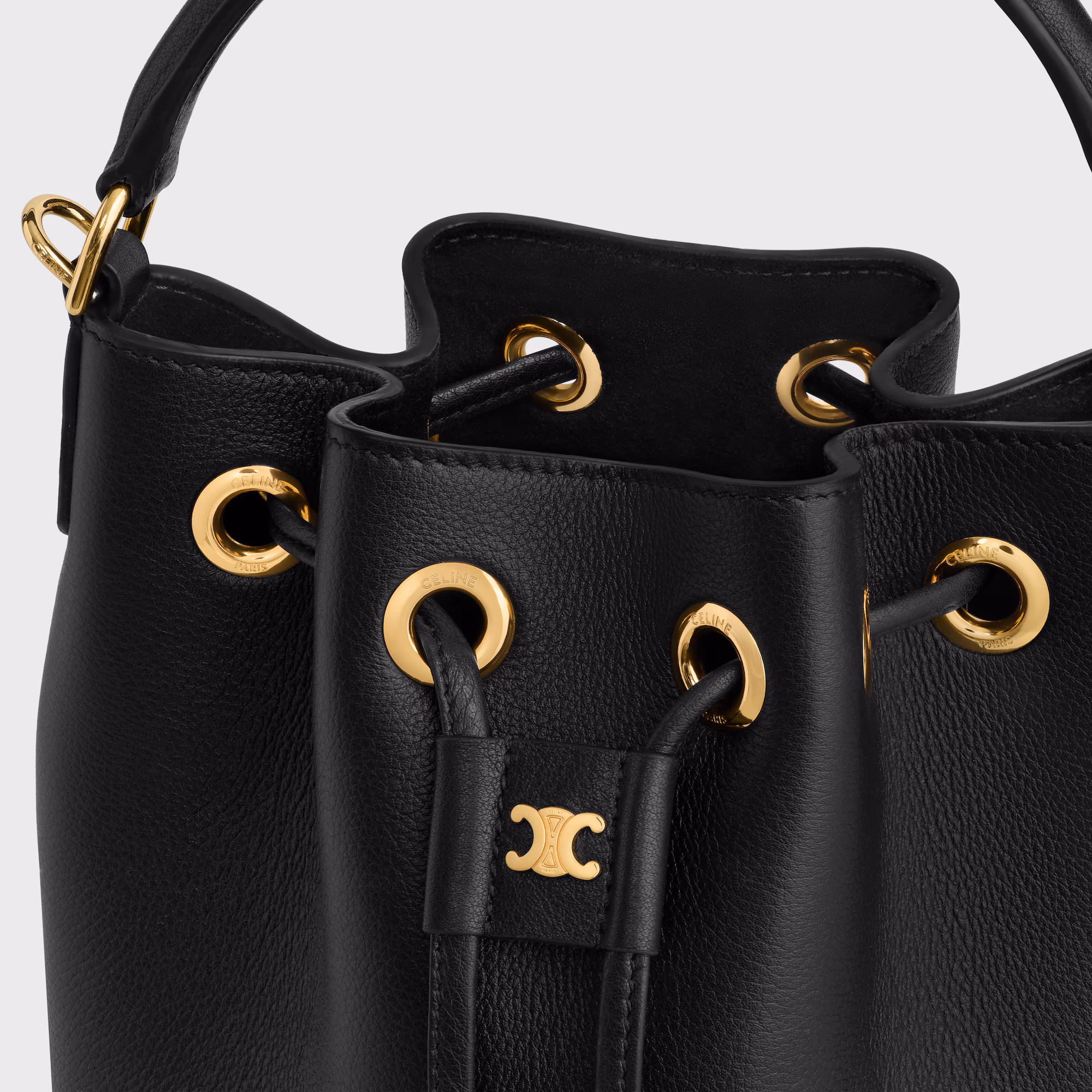 TEEN CLARA BAG IN SUPPLE GRAINED CALFSKIN - Top Club