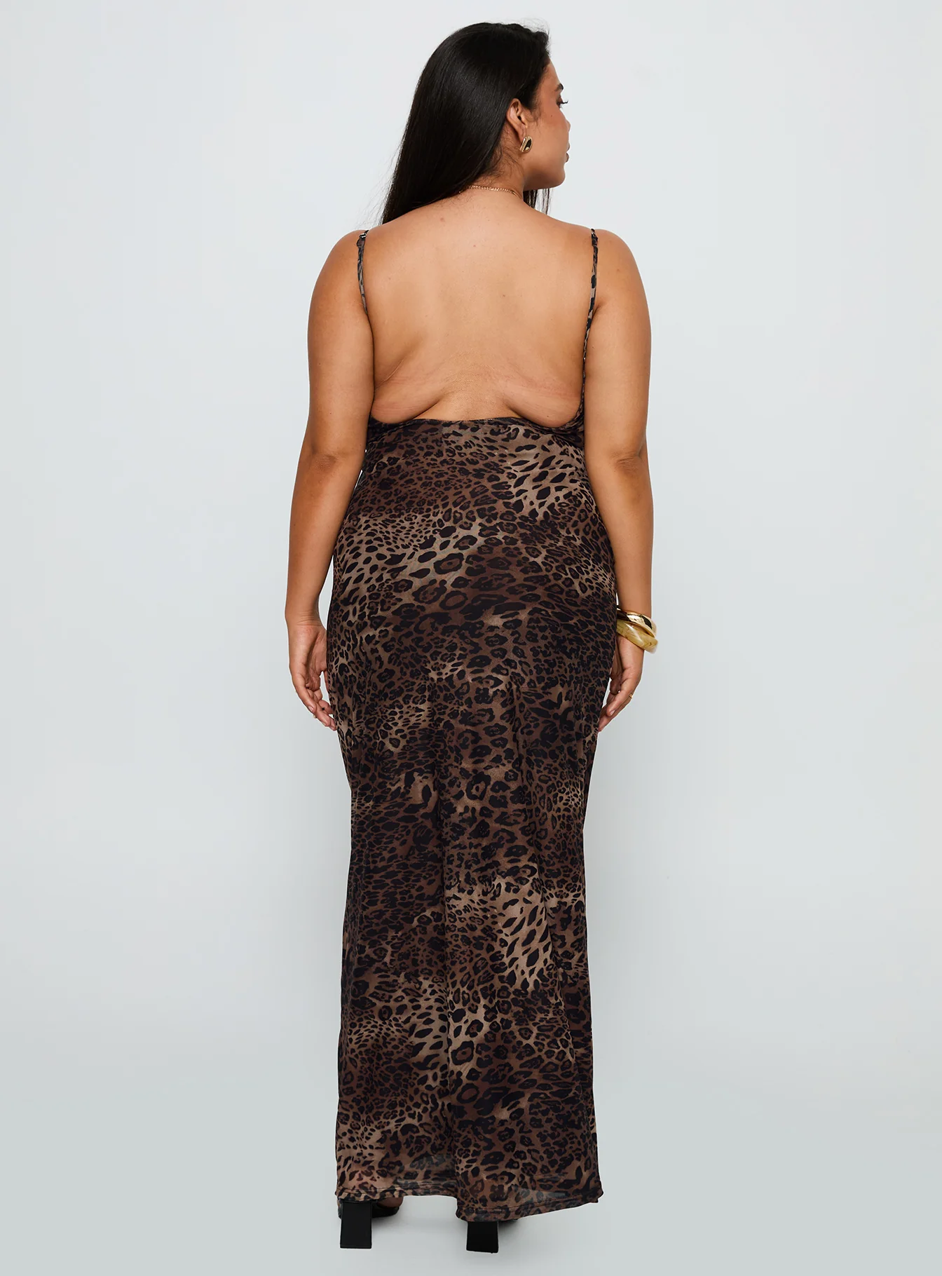 Knox Maxi Dress Leopard Curve