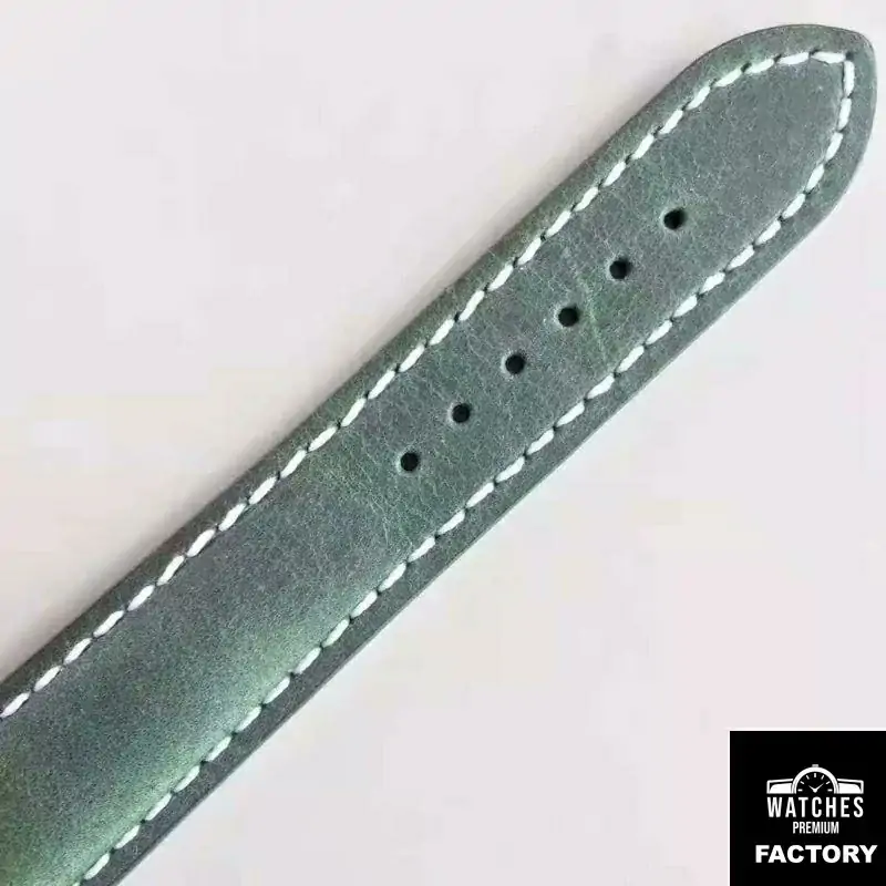 Breitling Avenger II Seawolf A1733110 / BC30 / 435X / A20BASA.1 Green Leather Strap GF Factory Black Dial