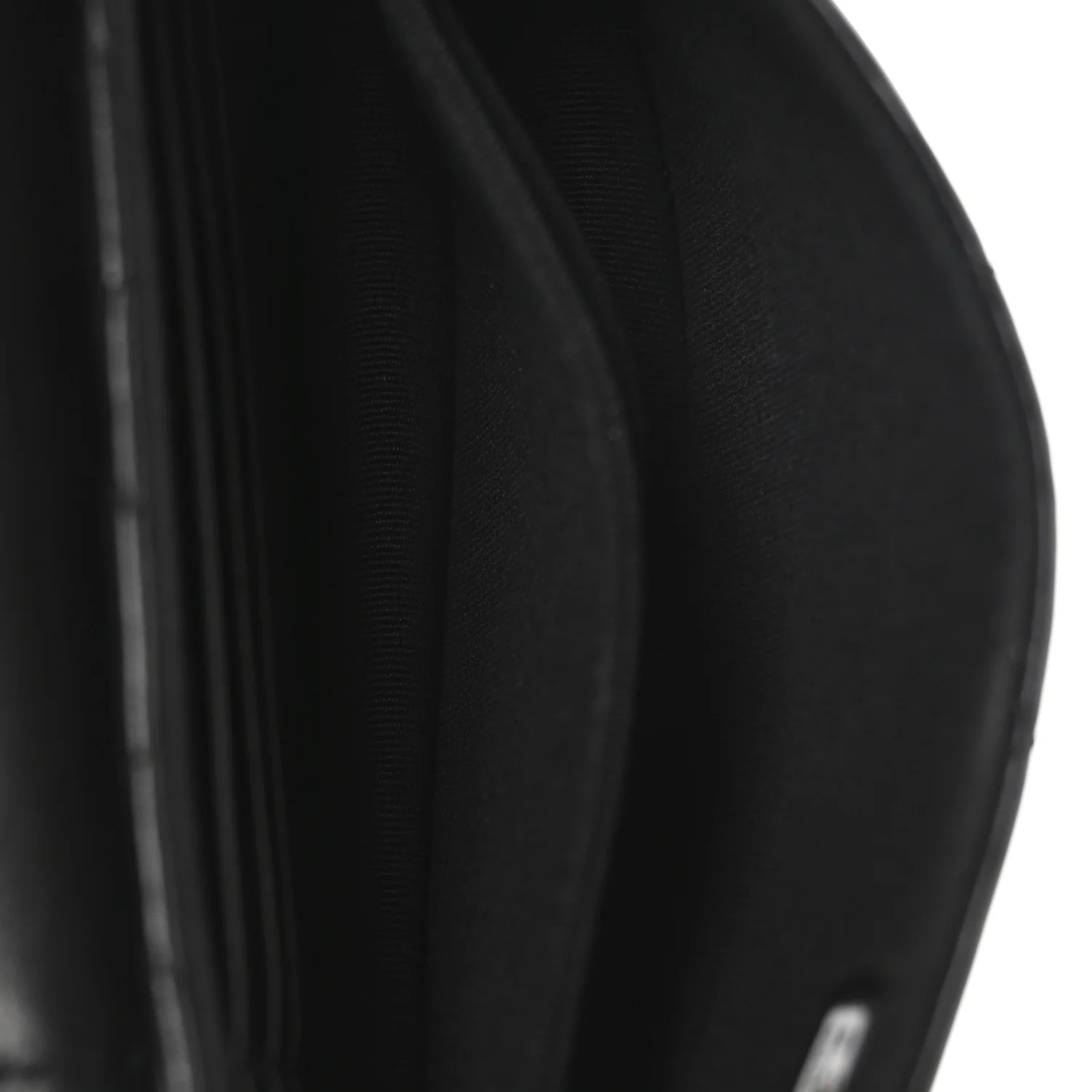 Lambskin Quilted Phone Holder Flap Black - Top Club