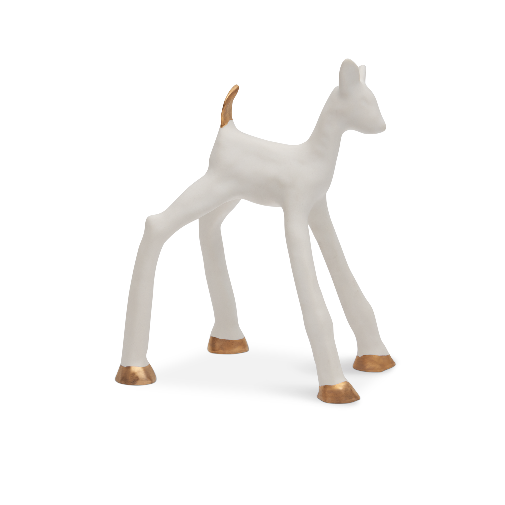 Loods 5 Kunst keramiek Hertje Vixen Snowy White
