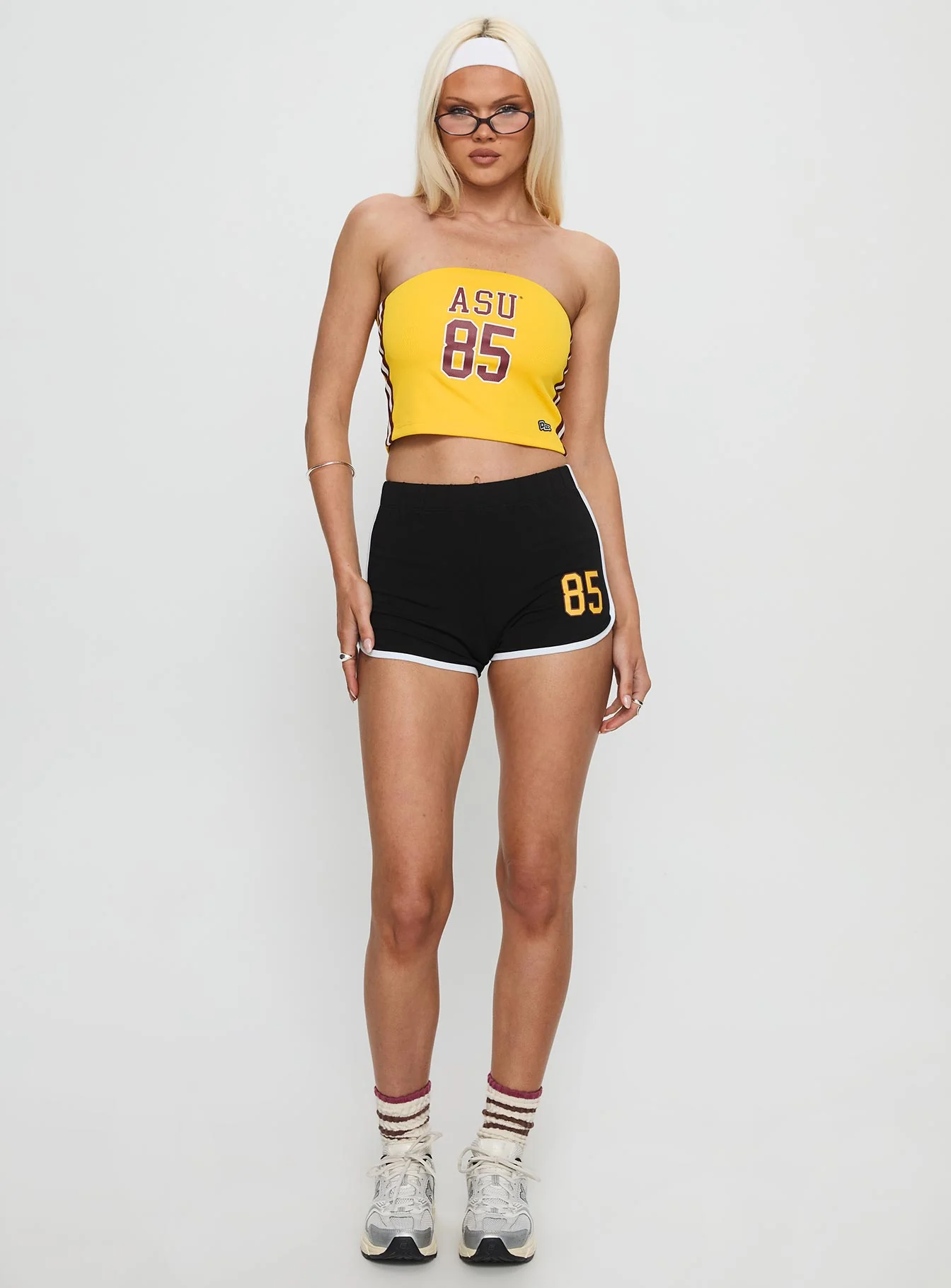 ASU Jersey Tube Top Gold