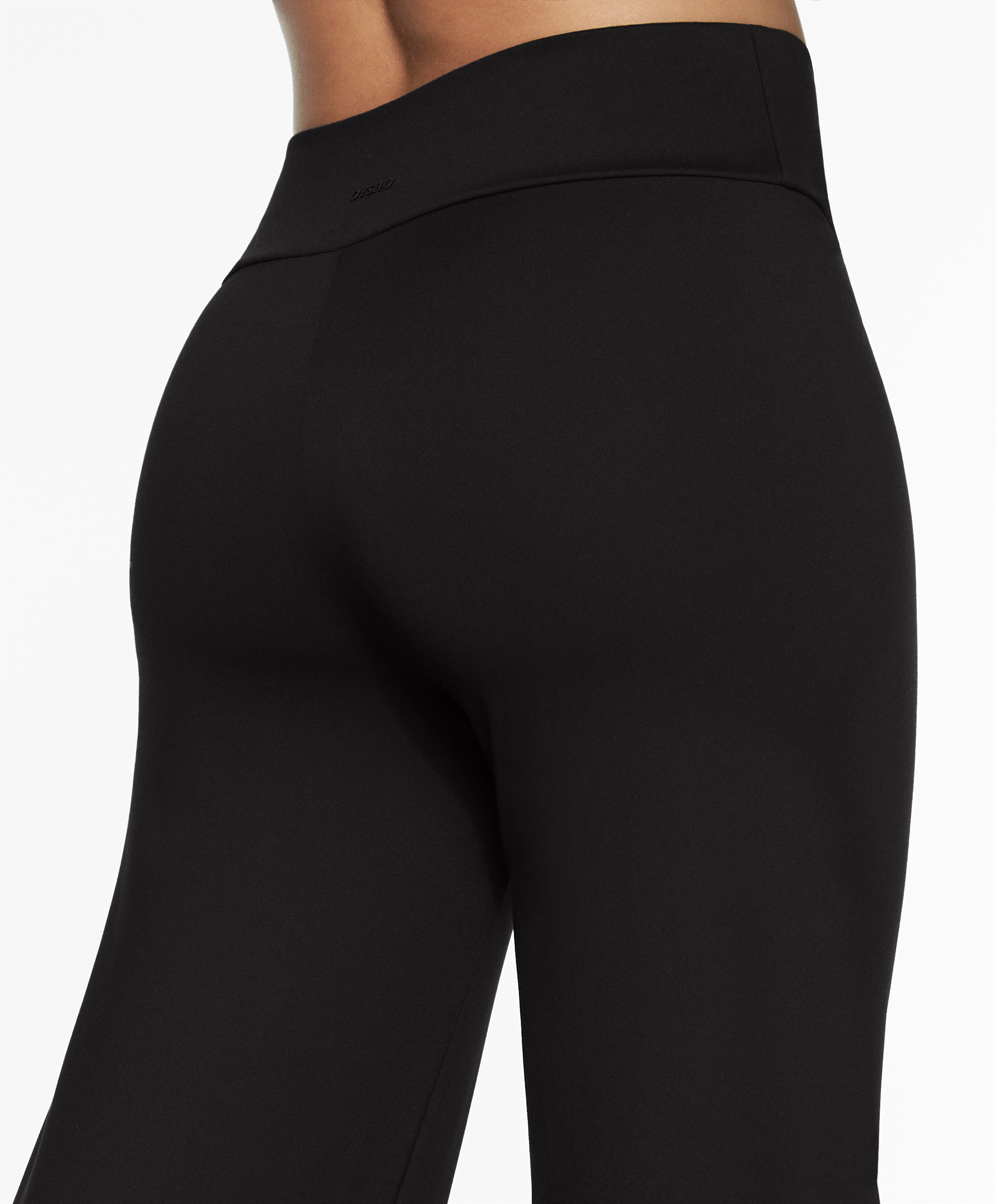 OYSHO High-rise comfortlux straight-leg trousers