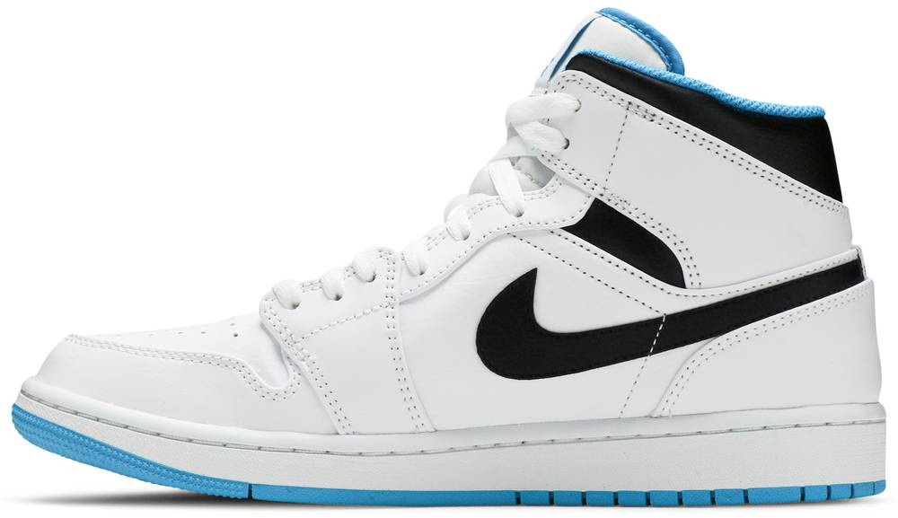 Air Jordan 1 Mid  Laser Blue  554724-141 - Sneaker Replica Workshop