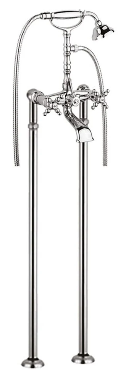 Art Nouveau bathtub mixer gold H. 105.5 cm - Nostalgic bathroom bathtub mixer with shower and feet