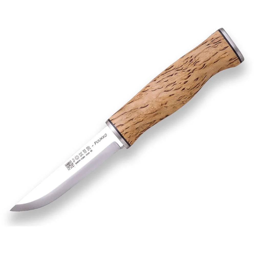 Joker Puukko curly birch - Survival and buschcraft knife