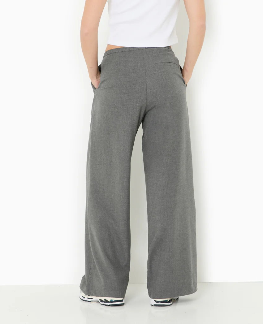 Pimkie Pantalon large et droit avec pinces