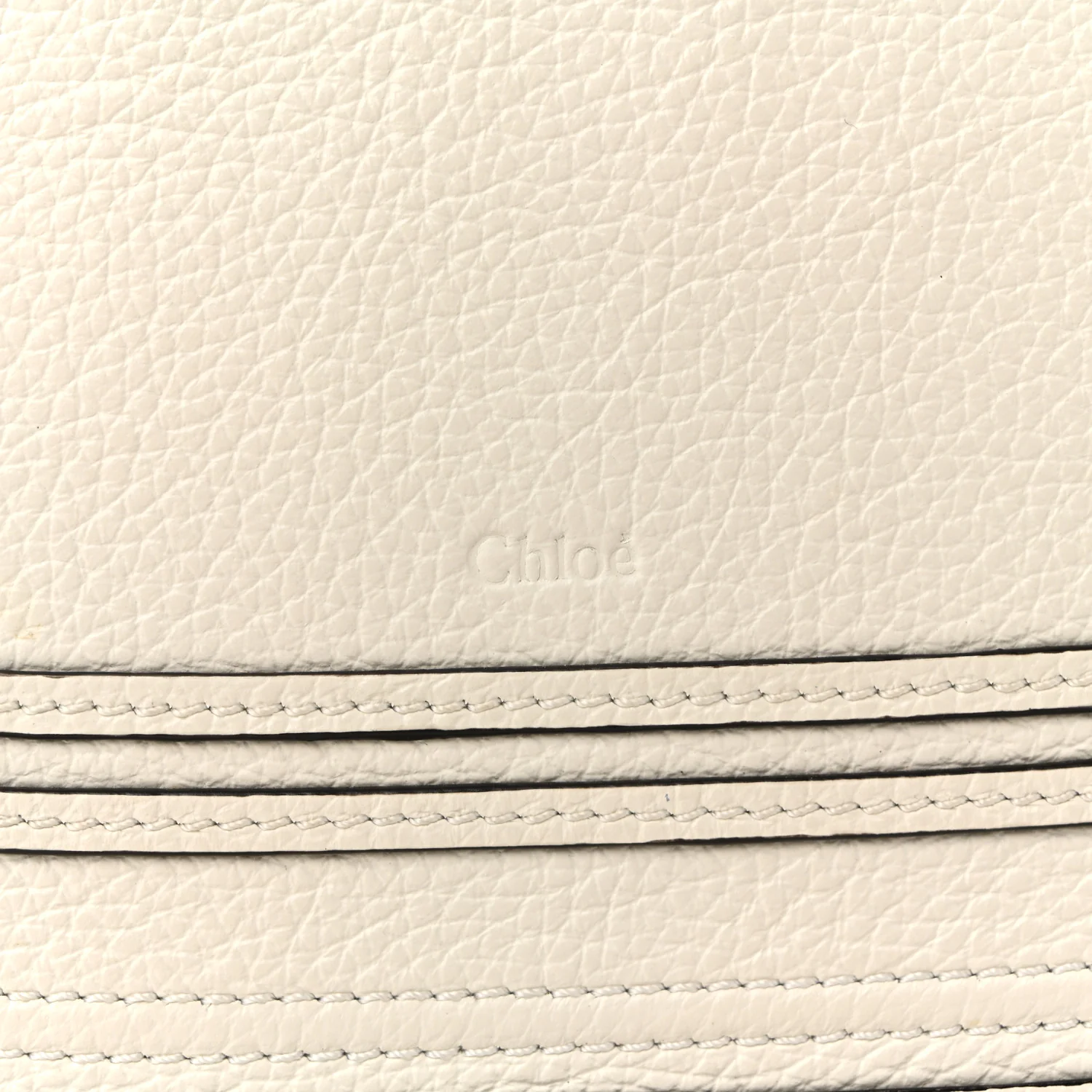 Raffia Grain Calfskin Medium Marcie Basket White - Top Club
