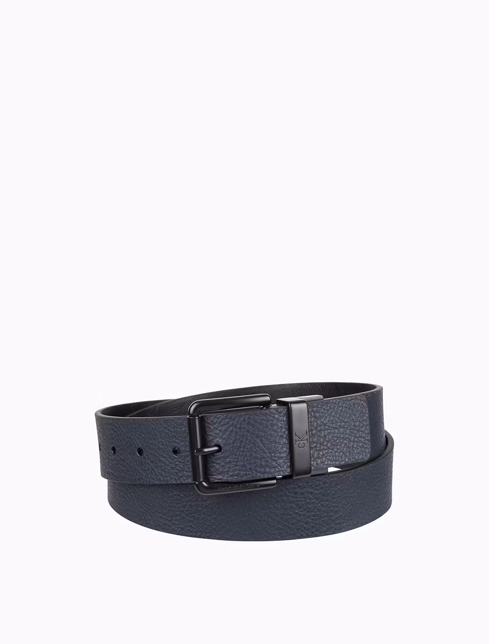 COACH Pebbled Leather Reversible Jean Belt